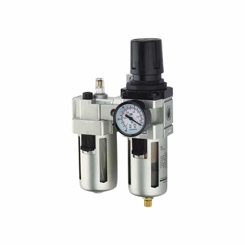 xac 1000 5000 series 2 element pneumatic air source treatment unit product view 1
