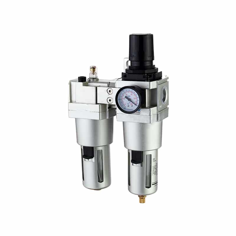 Bepto Pneumatic XAC 1000-5000 series two-element air source treatment unit for filtration and lubrication