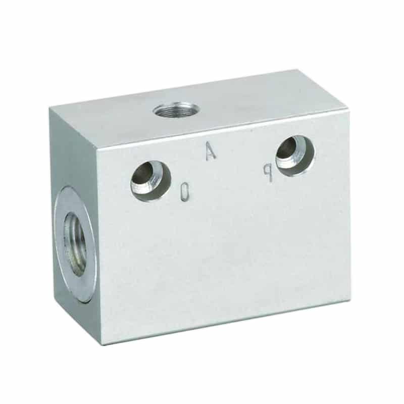 XKP quick exhaust valve with marked supply, cylinder, and exhaust ports