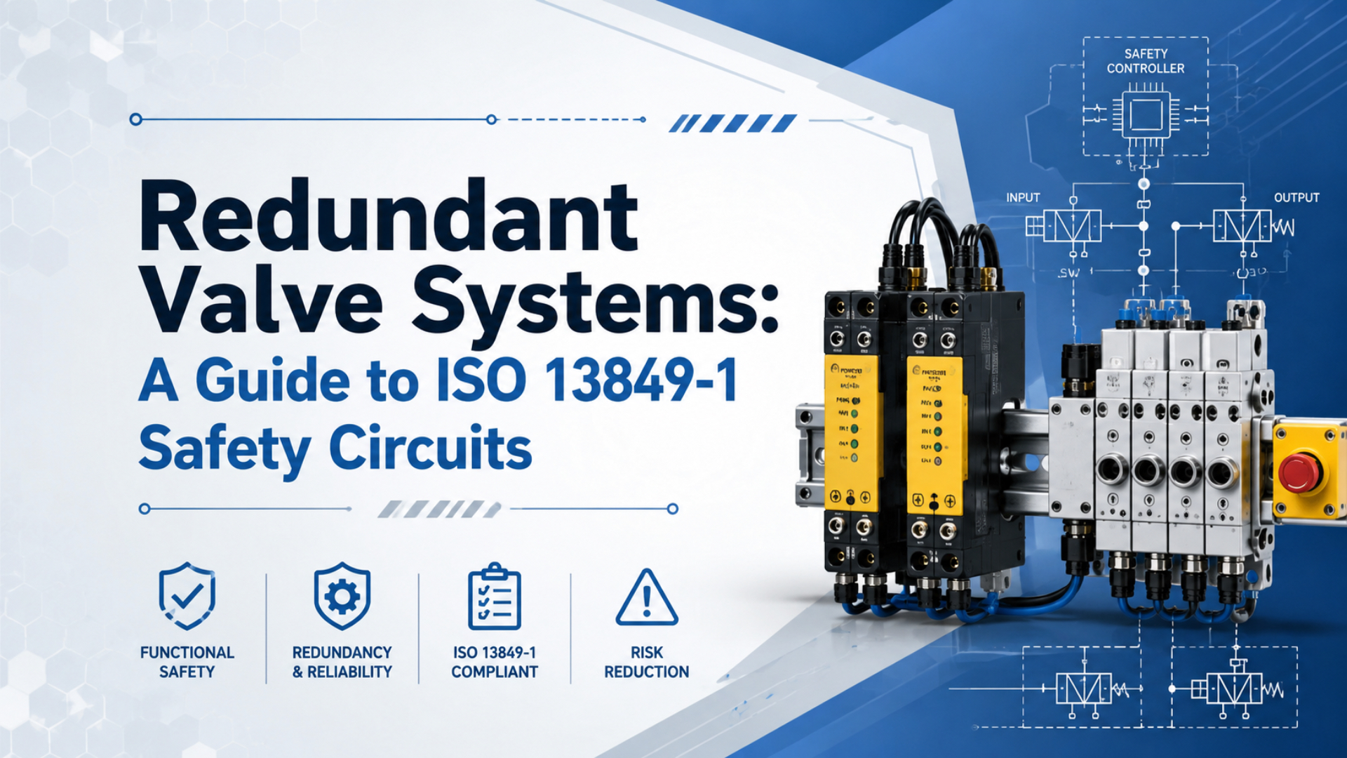 Systèmes de vannes redondants et circuits de sécurité ISO 13849-1