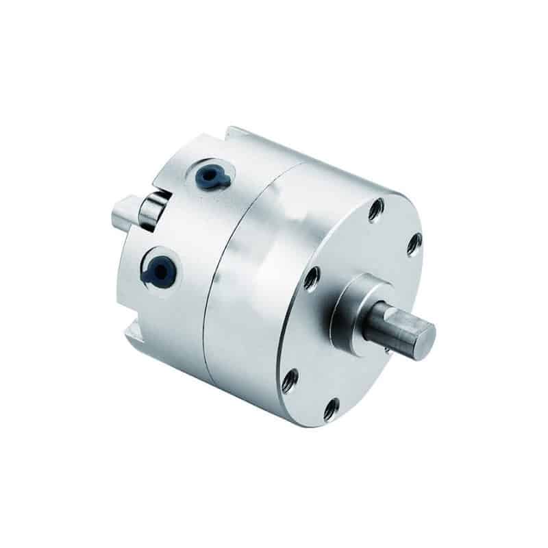 CRB2 vane-type pneumatic rotary actuator with compact direct-drive housing