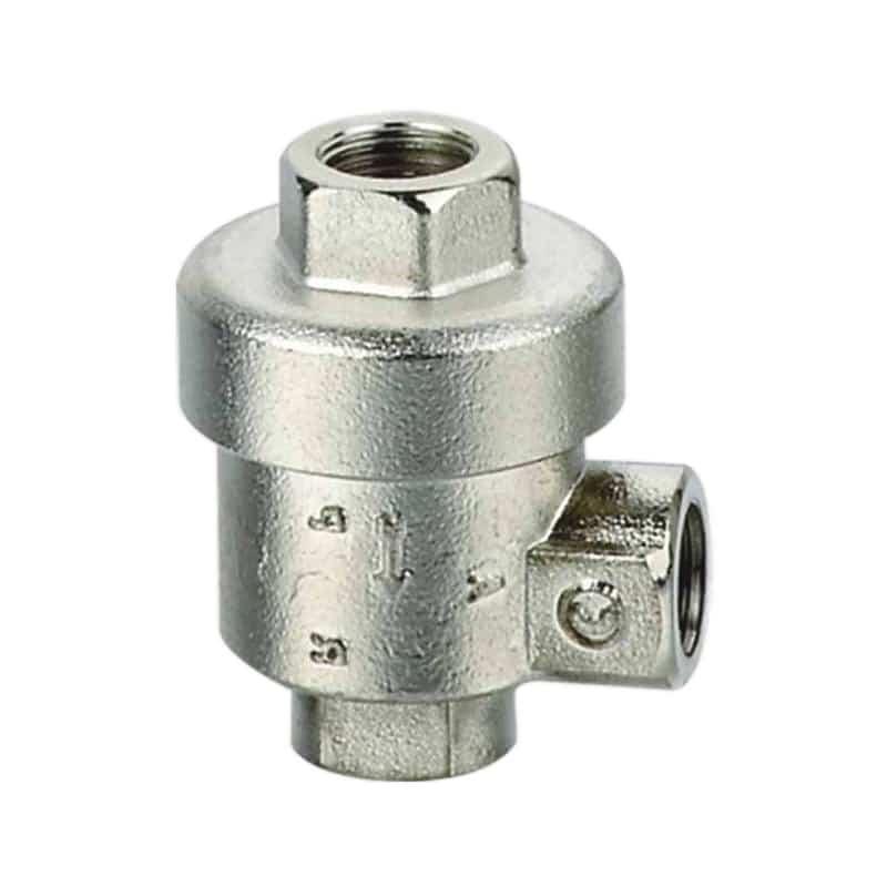 XQ series pneumatic quick exhaust valve with three threaded flow connections
