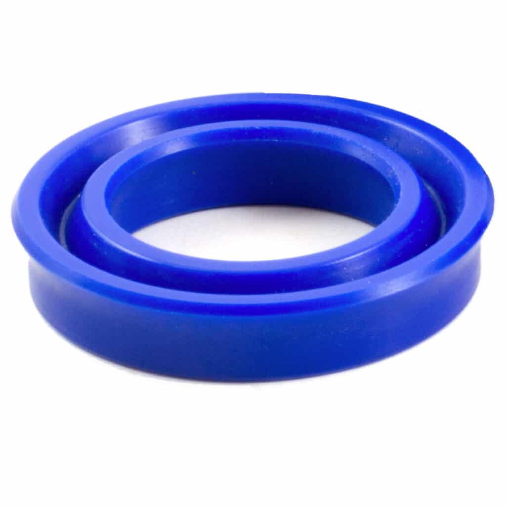 Profil de joint U-cup utilisé pour l’étanchéité dynamique de tige ou de piston dans les vérins industriels