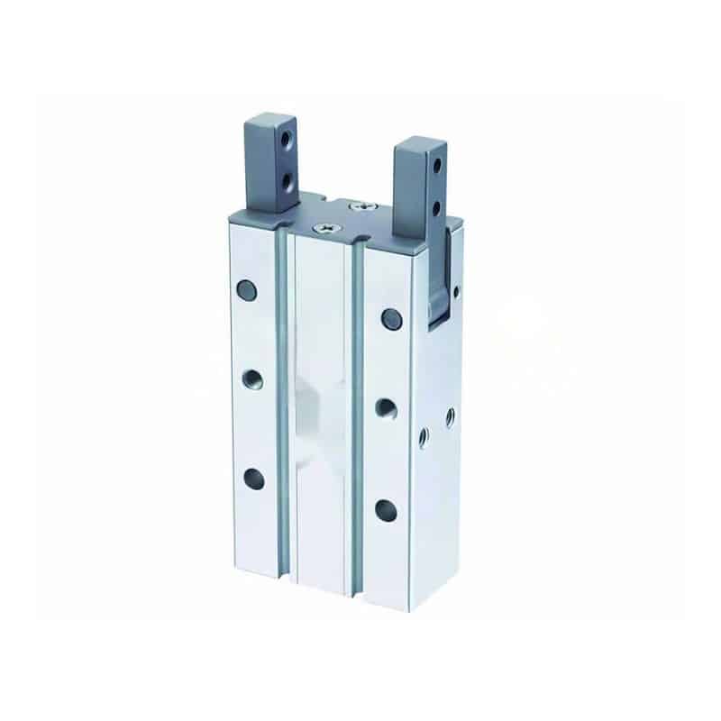 XHY series 180 degree angular pneumatic gripper with fully opening jaws