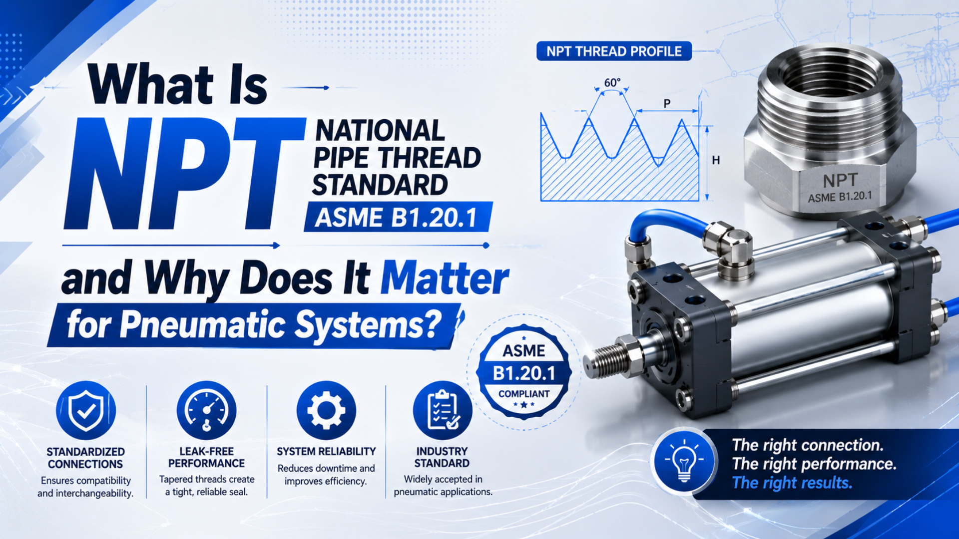 دليل فحص قلاوظ أنابيب NPT وختم الوصلات النيوماتيكية لمنافذ ASME B1.20.1