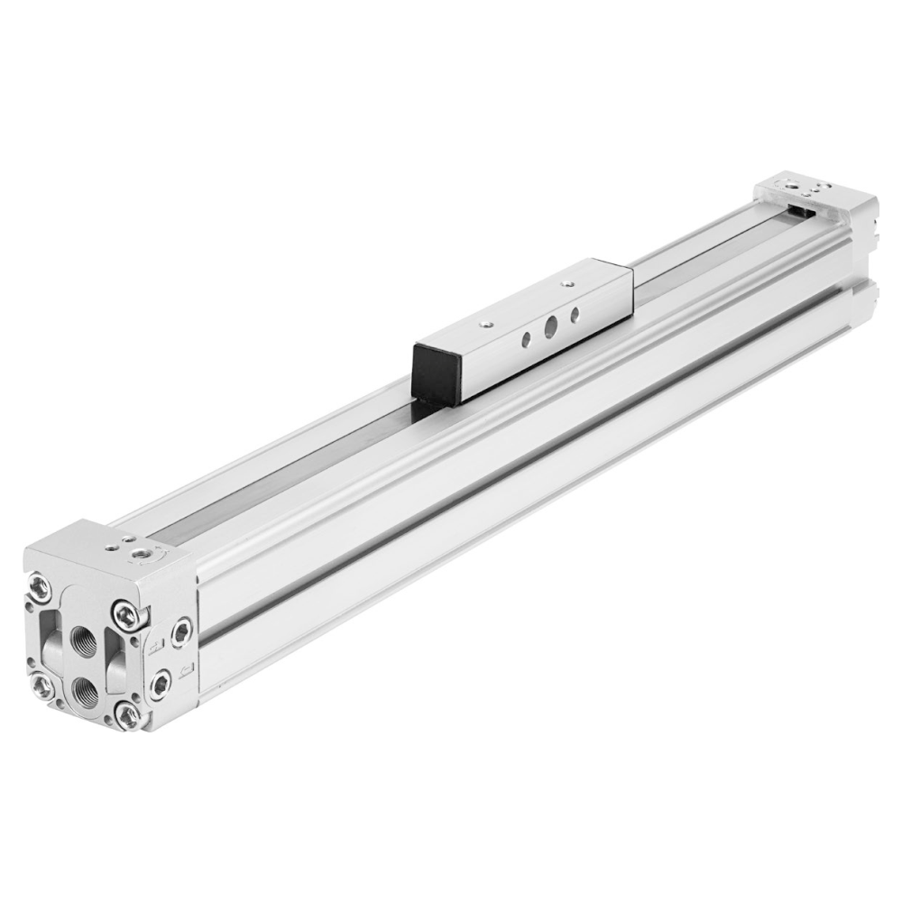 Bepto Pneumatic DGC rodless cylinder for long-stroke linear travel