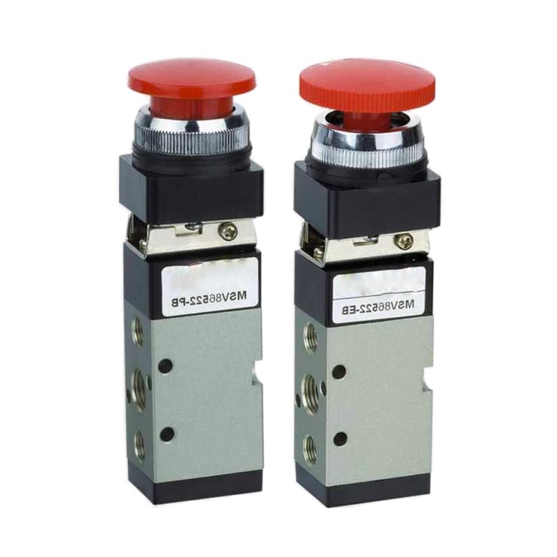 Bepto Pneumatic MSV series pneumatic mechanical control valve for machine contact signals