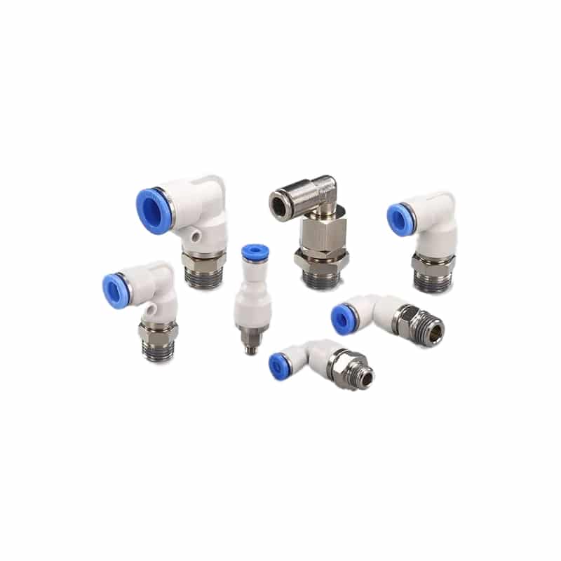 nrl series pneumatic rotary elbow fittings push to connect swivel joint product view 1