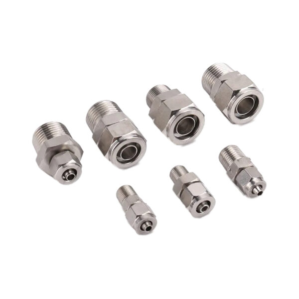 KLC-Serie Edelstahl-Schnellverschlussstecker Außengewinde