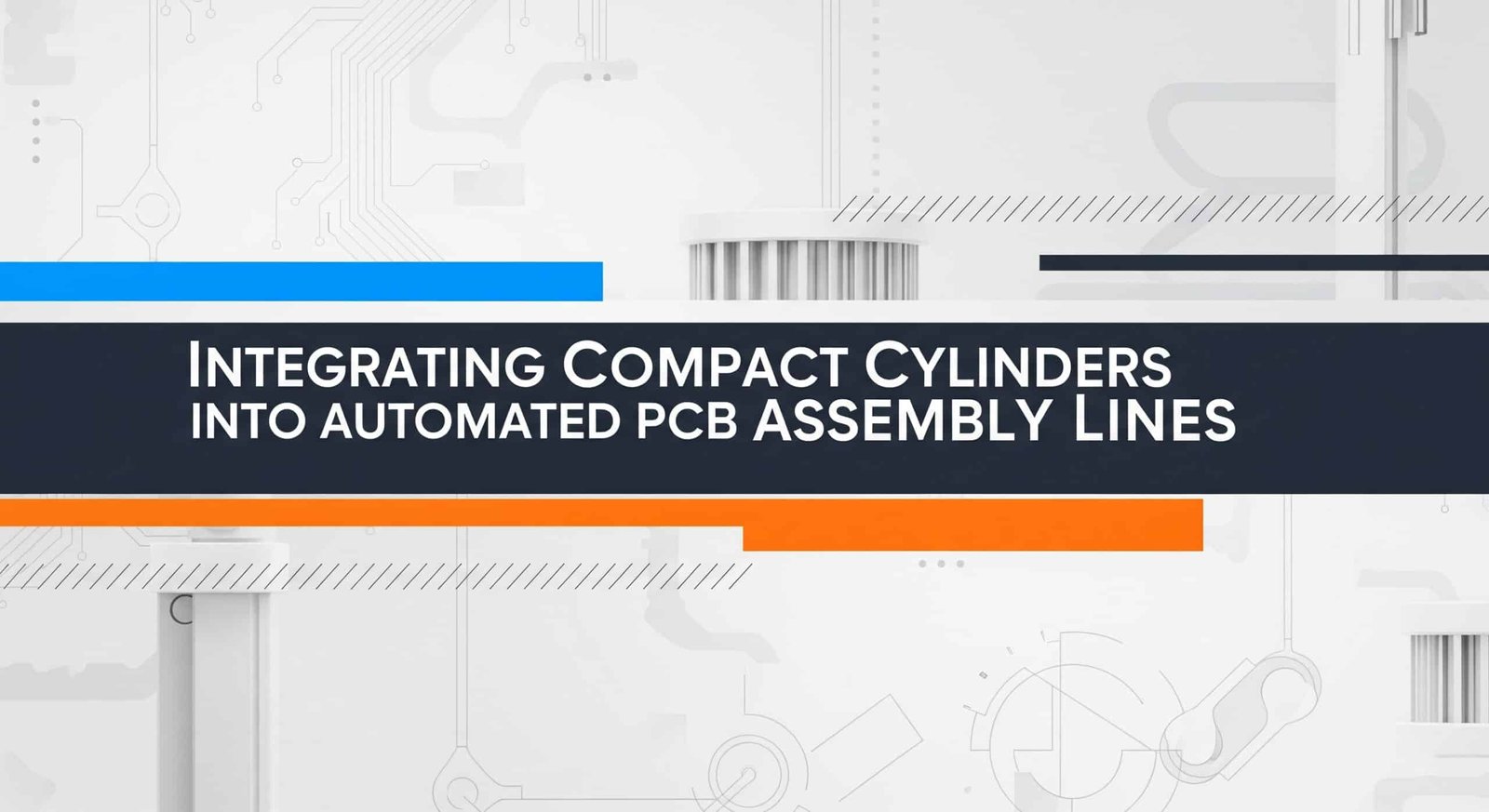 Integrering af kompakte cylindre i automatiserede PCB-monteringslinjer