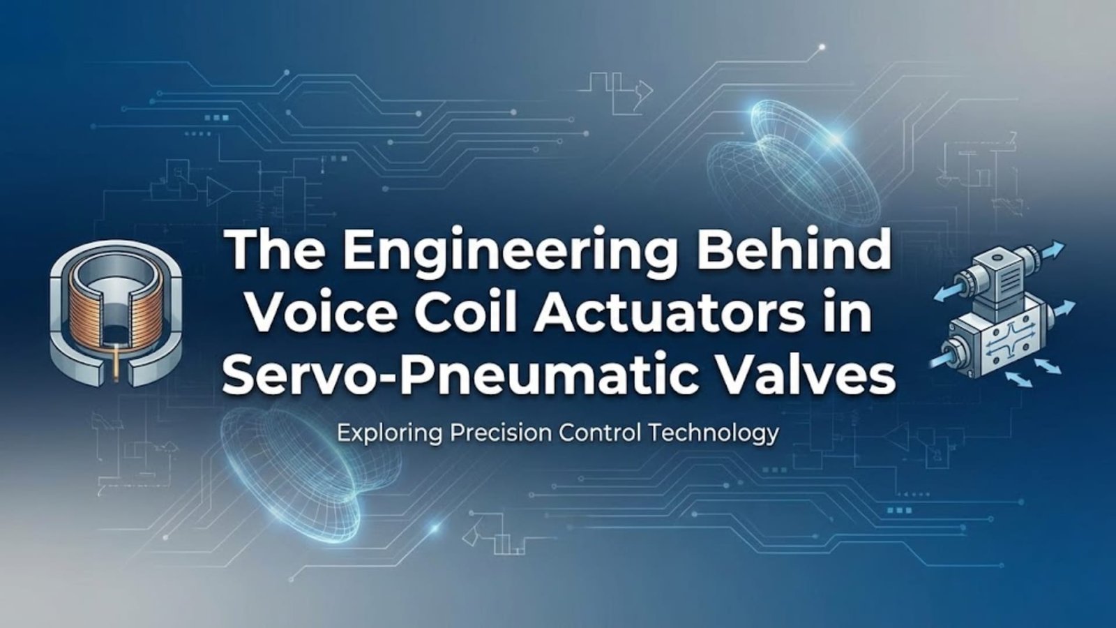 Servopneimatisko vārstu balss spoļu aktuatoru inženierija