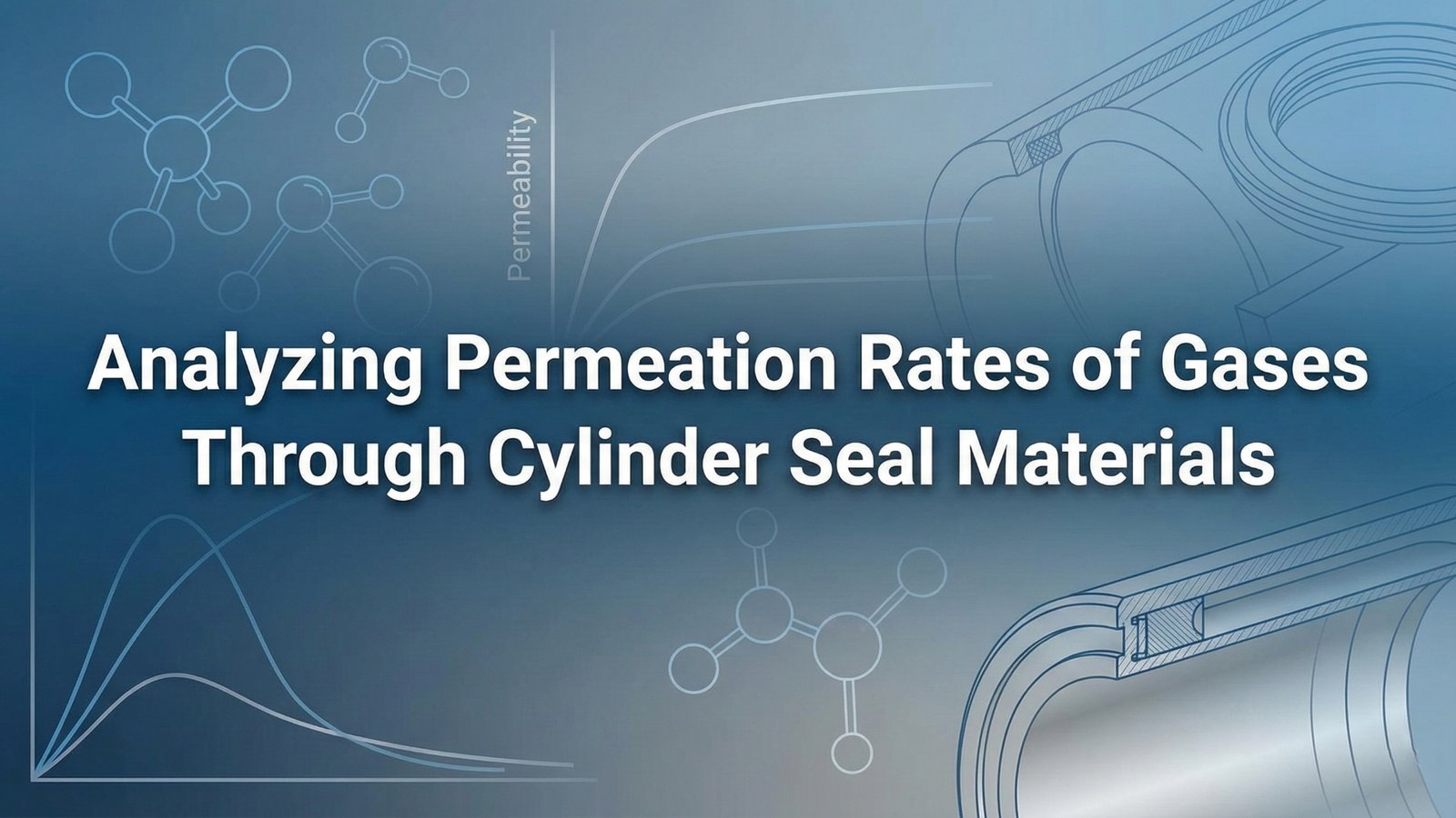Ανάλυση των ρυθμών διαπερατότητας αερίων μέσω υλικών στεγανοποίησης κυλίνδρων