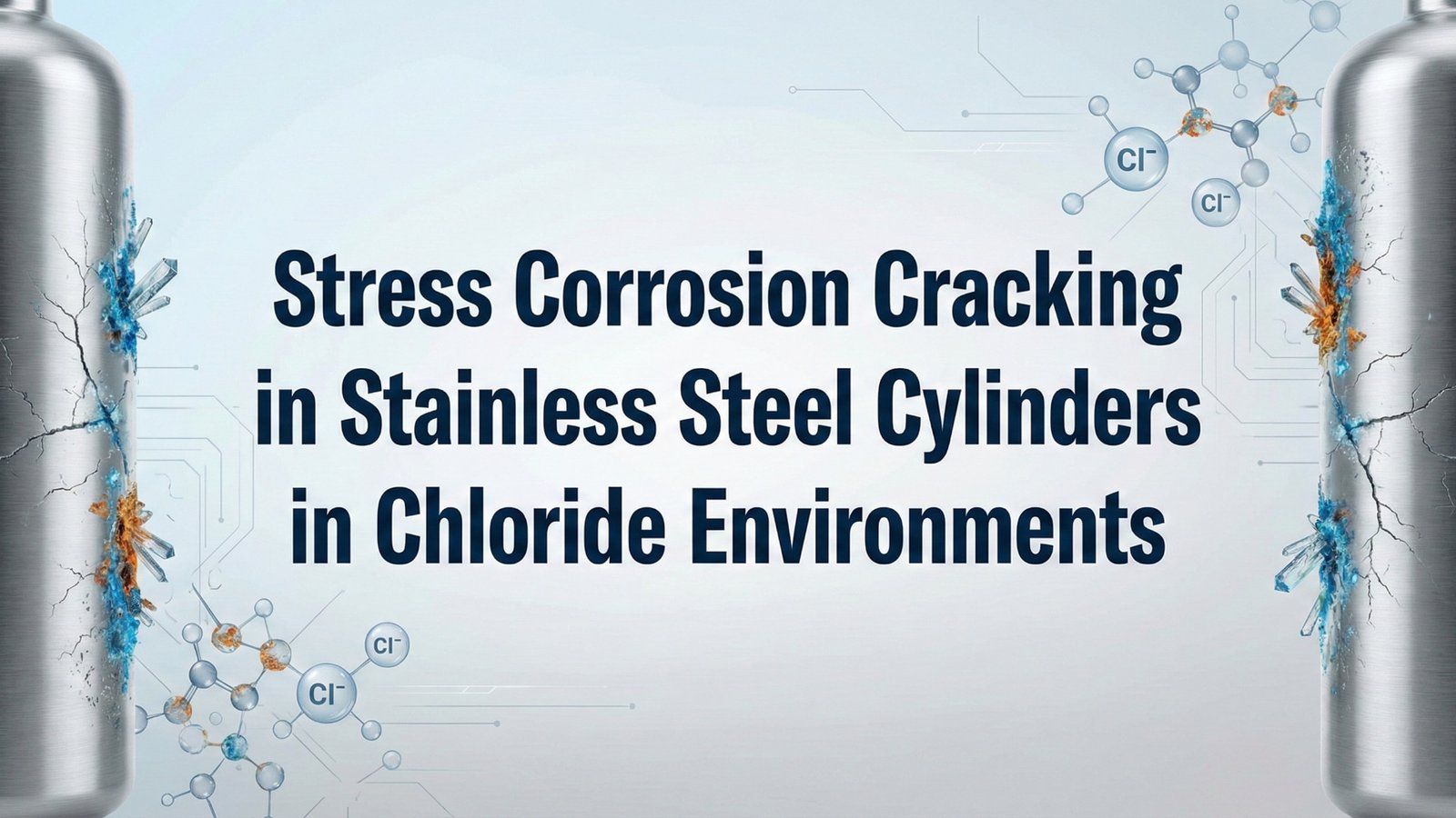 Corrosione da tensione nei cilindri in acciaio inossidabile in ambienti clorurati