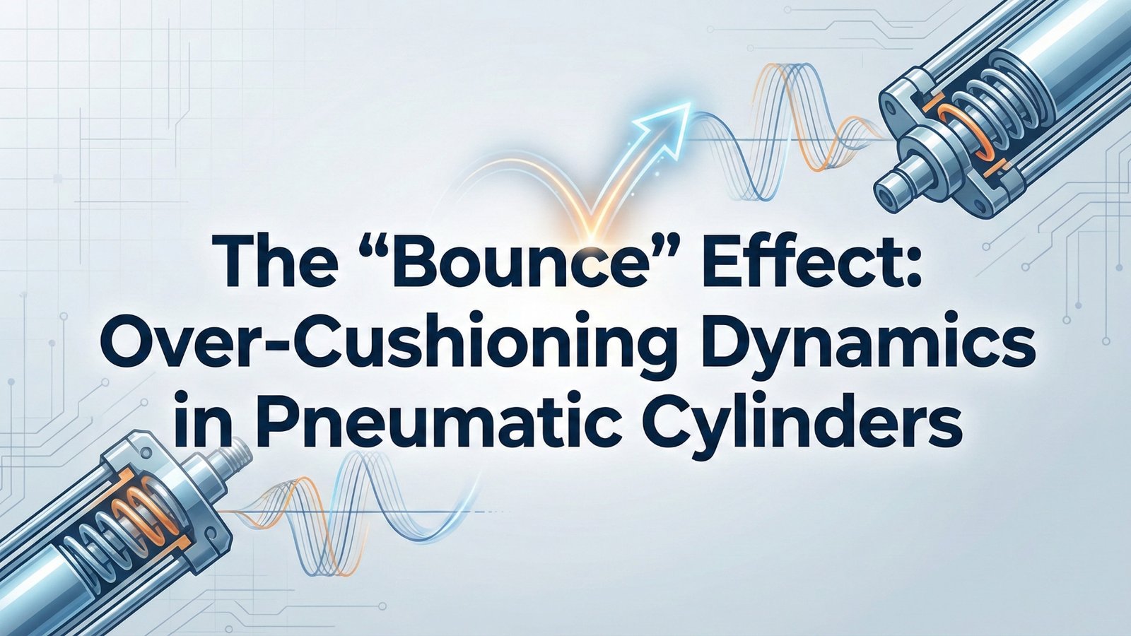 تأثير الارتداد - ديناميكيات التبطين الزائد في الأسطوانات الهوائية