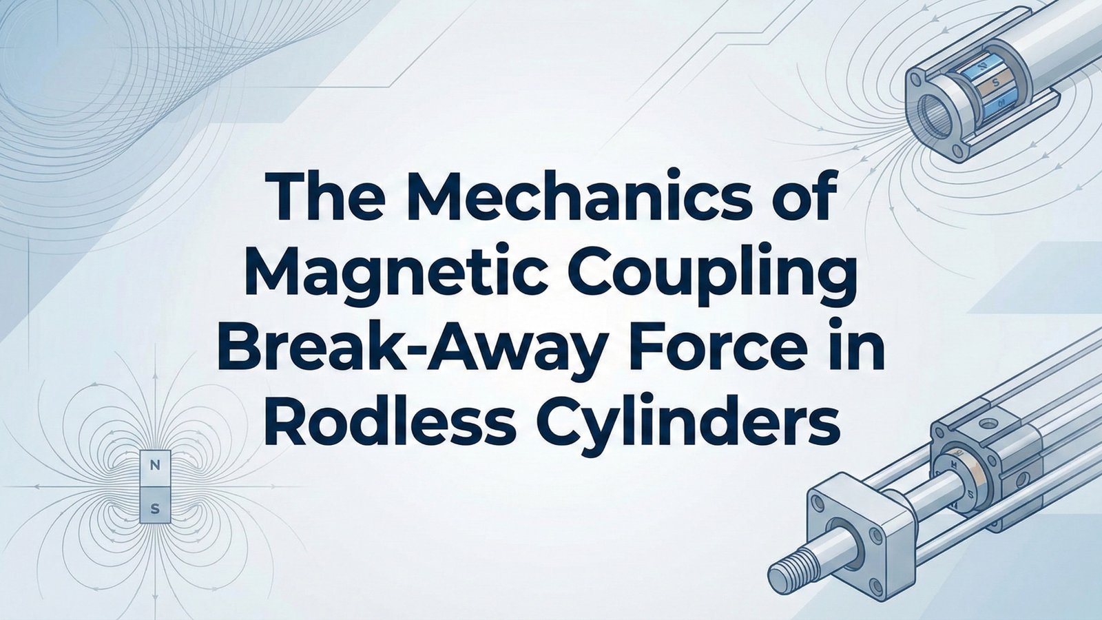 A mágneses kapcsolóerő mechanizmusa rúd nélküli hengerekben