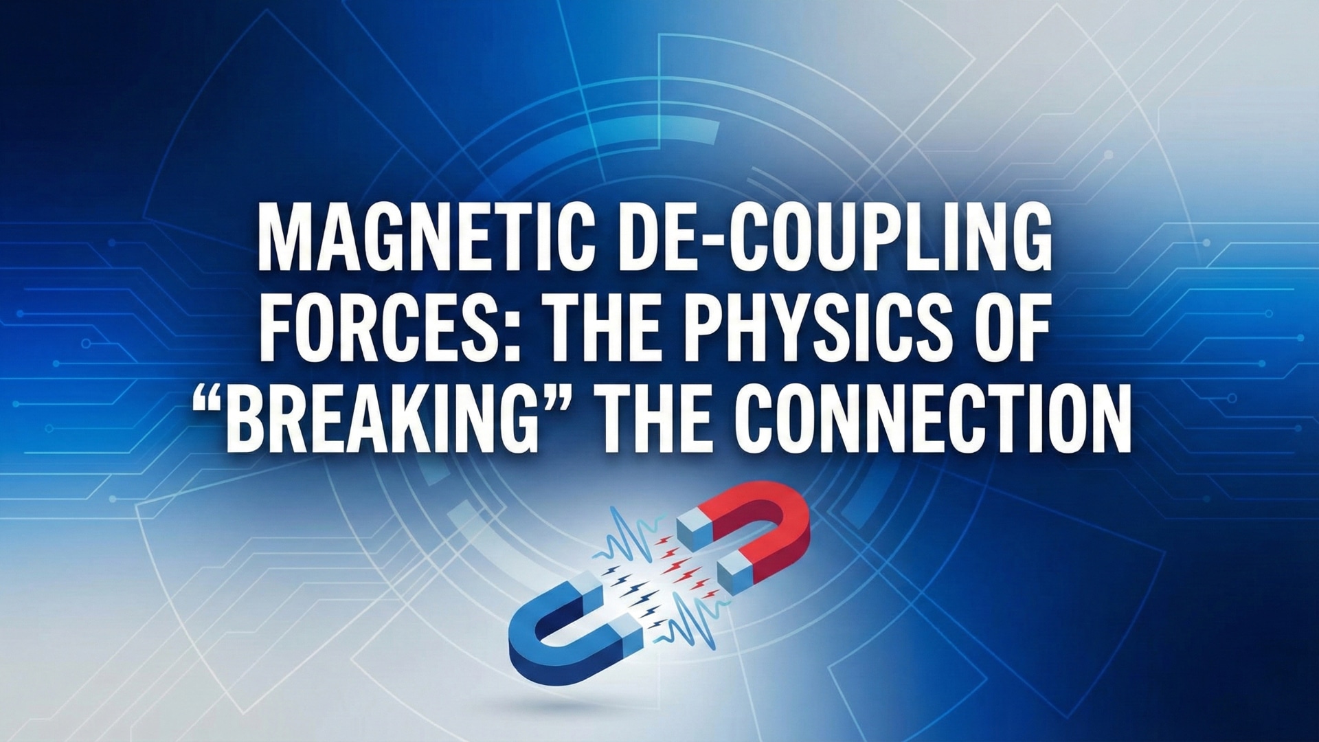 Magnetske sile odvajanja: Fizika "prekidanja" veze