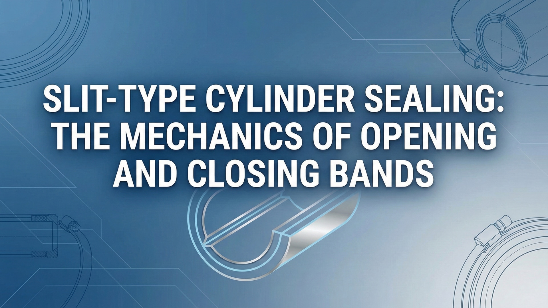 スリット式シリンダーシール-開閉バンドのメカニズム