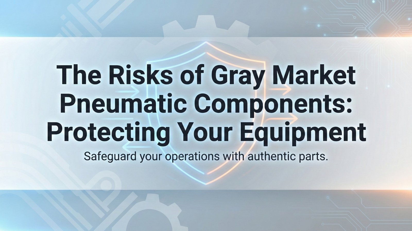 Риски "серого рынка" пневматических компонентов - защита вашего оборудования