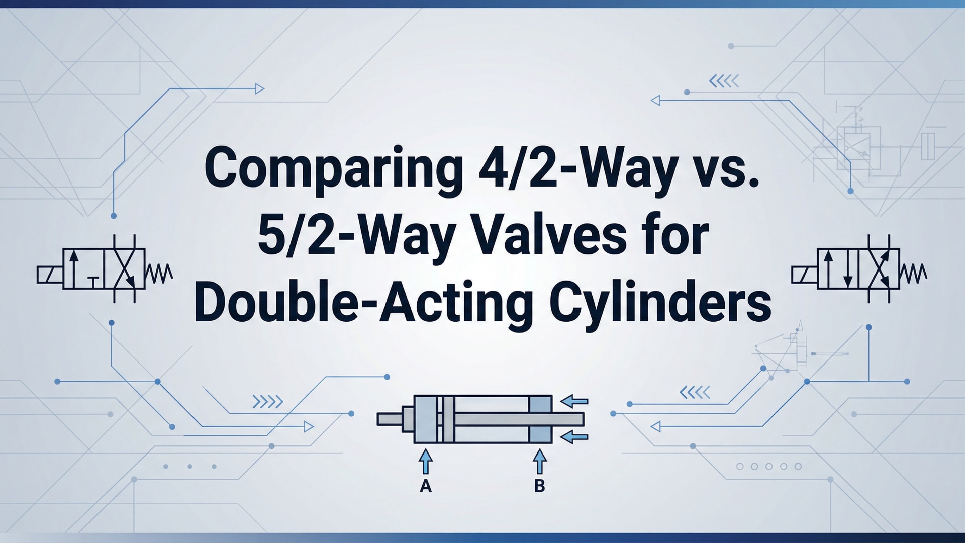 Usporedba 4-putnih i 5-putnih ventila za dvostruko djelovanje cilindara