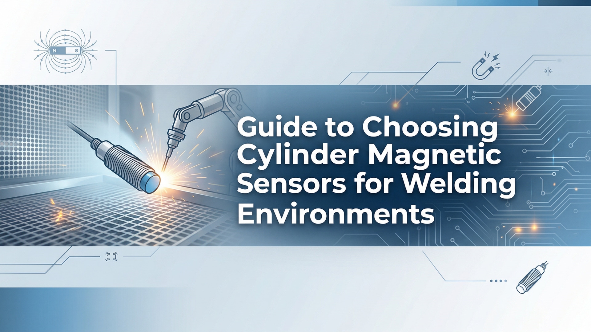 מדריך לבחירת חיישנים מגנטיים צילינדריים לסביבות ריתוך