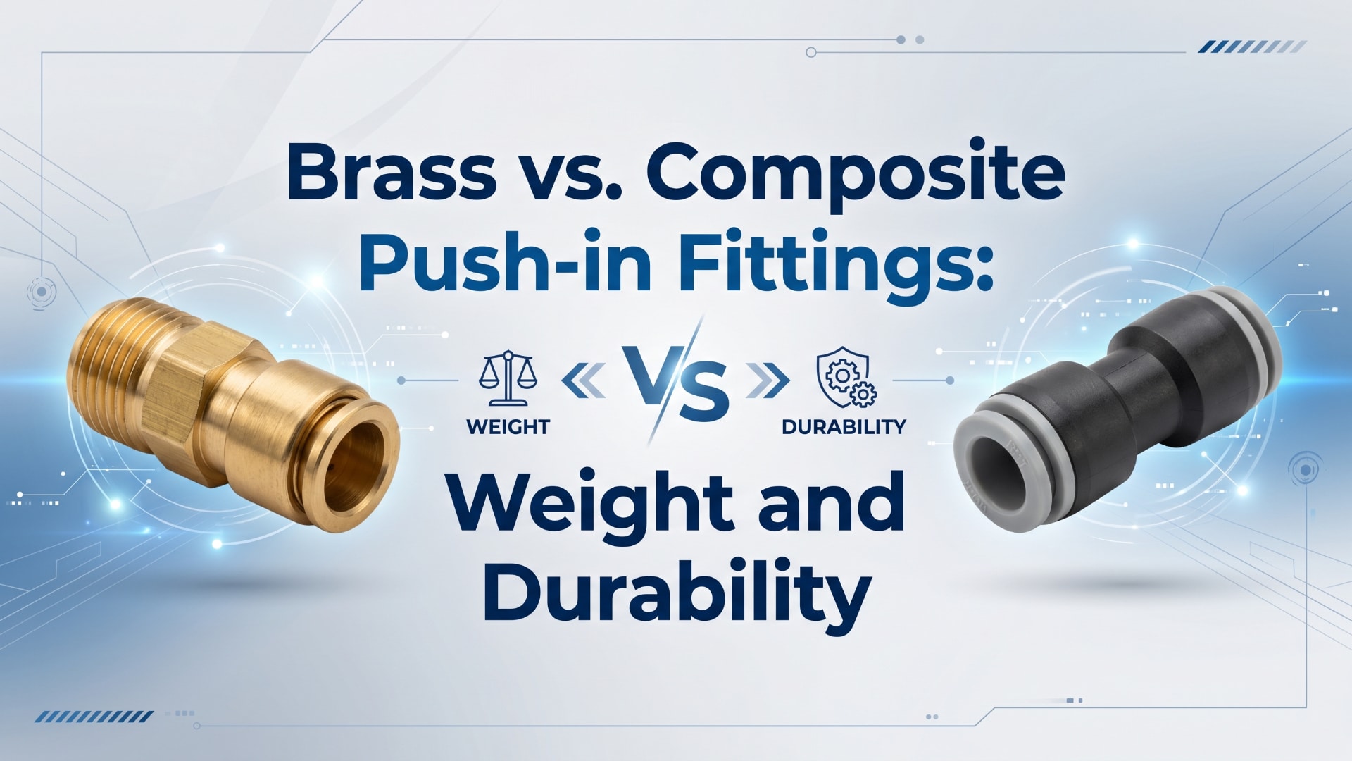 Mesingane nasuprot kompozitnim navlačnim spojkama - Težina i izdržljivost