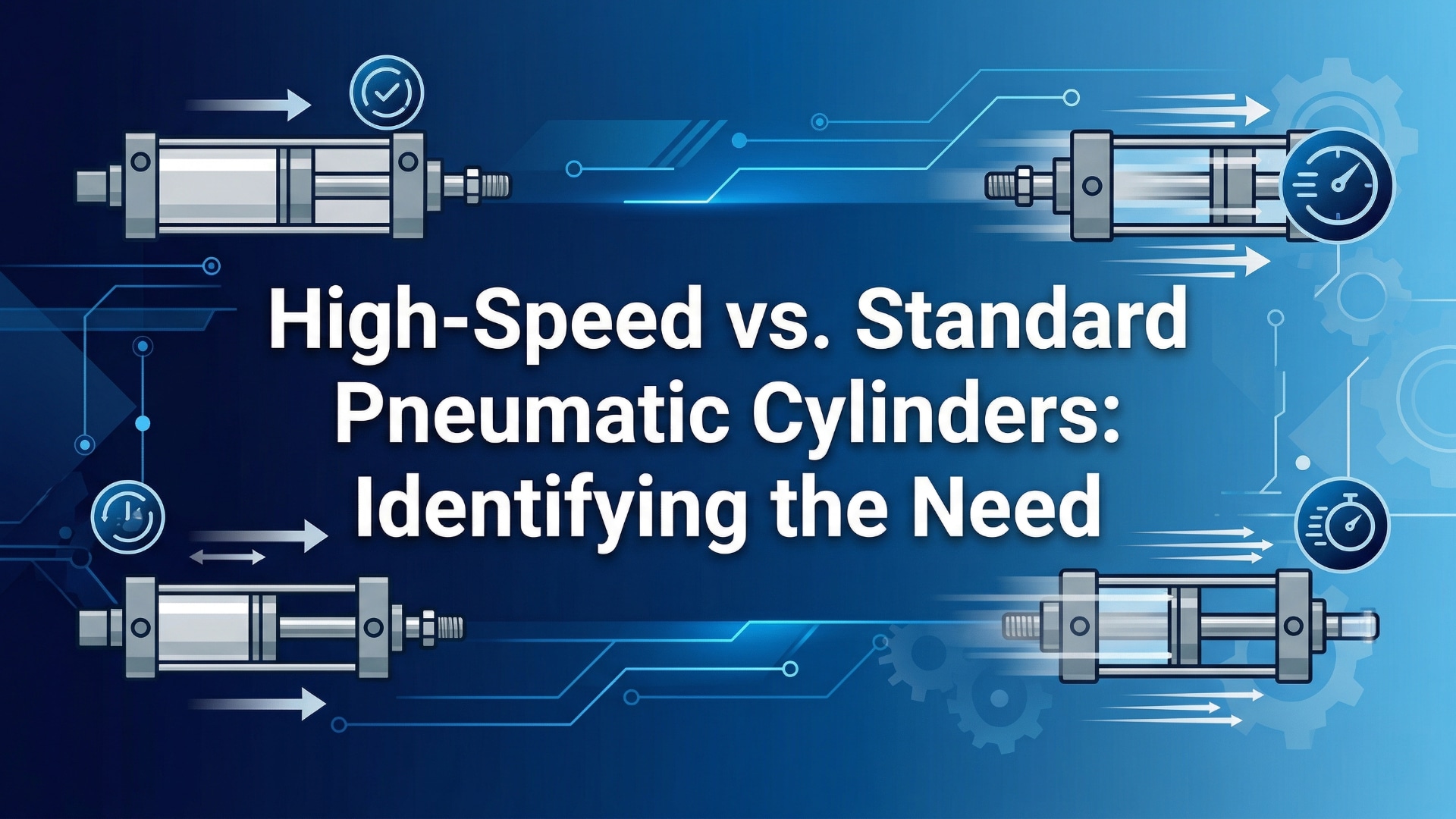 Brzi nasuprot standardnim pneumatskim cilindarima – prepoznavanje potrebe
