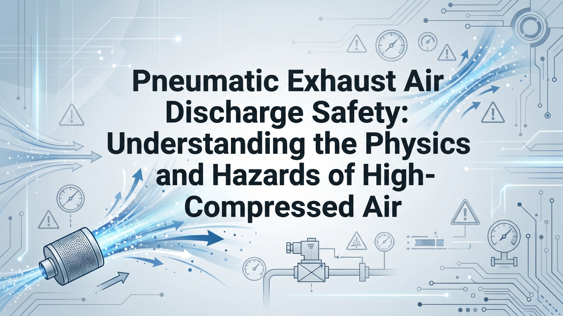 An toàn trong hệ thống xả khí nén – Hiểu về các nguyên lý vật lý và nguy cơ của khí nén tốc độ cao