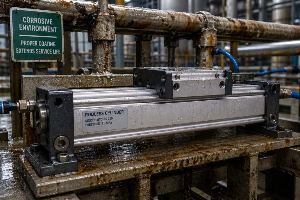 Revestimento de proteção para ambientes agressivos de cilindros