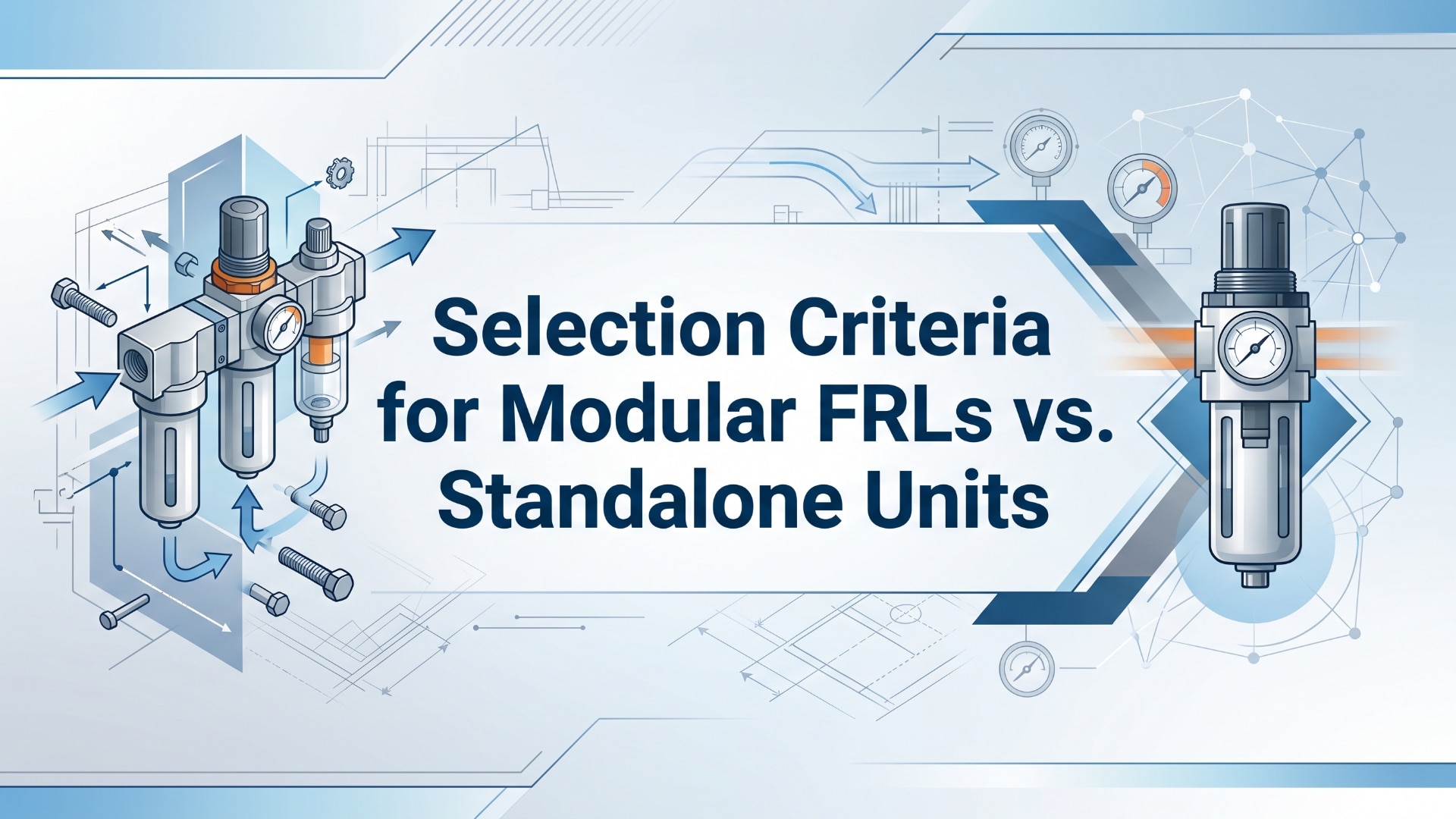 Criterios de selección de FRL modulares frente a unidades independientes
