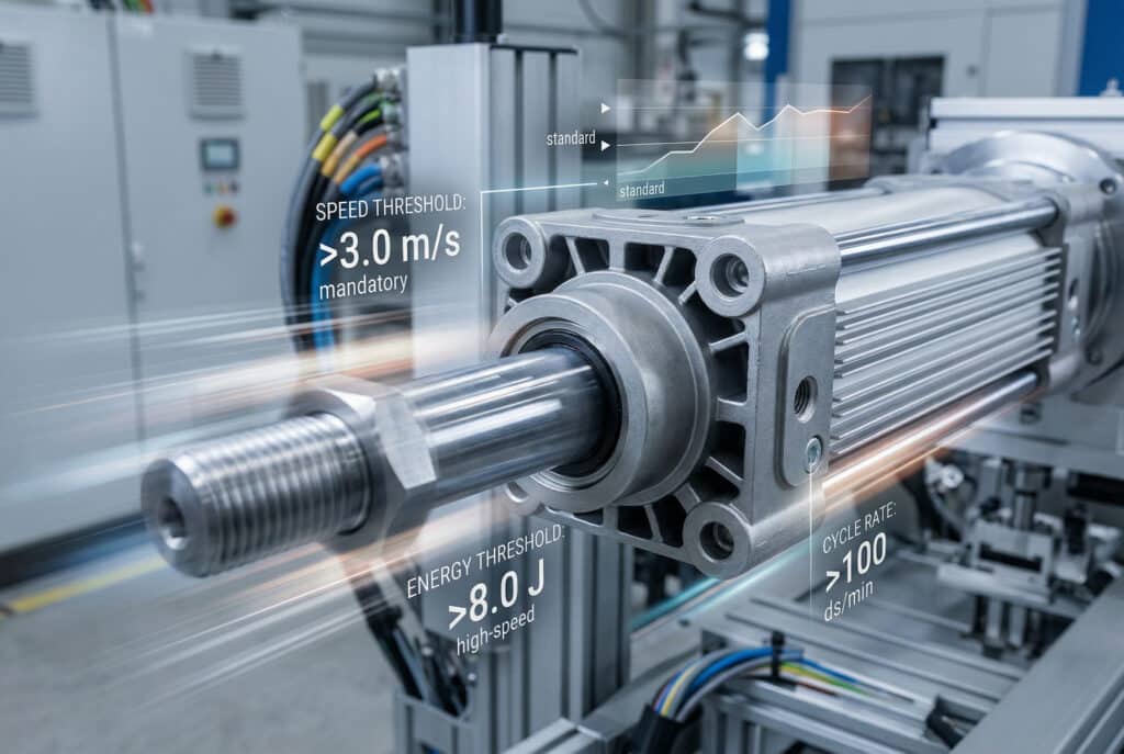 กระบอกสูบอัดอากาศความเร็วสูงถูกแสดงพร้อมการนำเสนอข้อมูลอย่างชัดเจน ซึ่งแสดงตัวชี้วัดประสิทธิภาพและเกณฑ์มาตรฐานเฉพาะ ช่วยแสดงให้เห็นถึงความจำเป็นของอุปกรณ์ขั้นสูงสำหรับการใช้งานในอุตสาหกรรมที่ต้องการความท้าทายสูง.