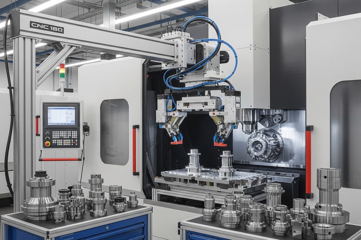 Pneumatski hvatovi na automatiziranoj liniji za pakovanje, koji rukuju različitim materijalima za pakovanje poput kutija i boca, a koriste se u operacijama postavljanja i punjenja kutija.