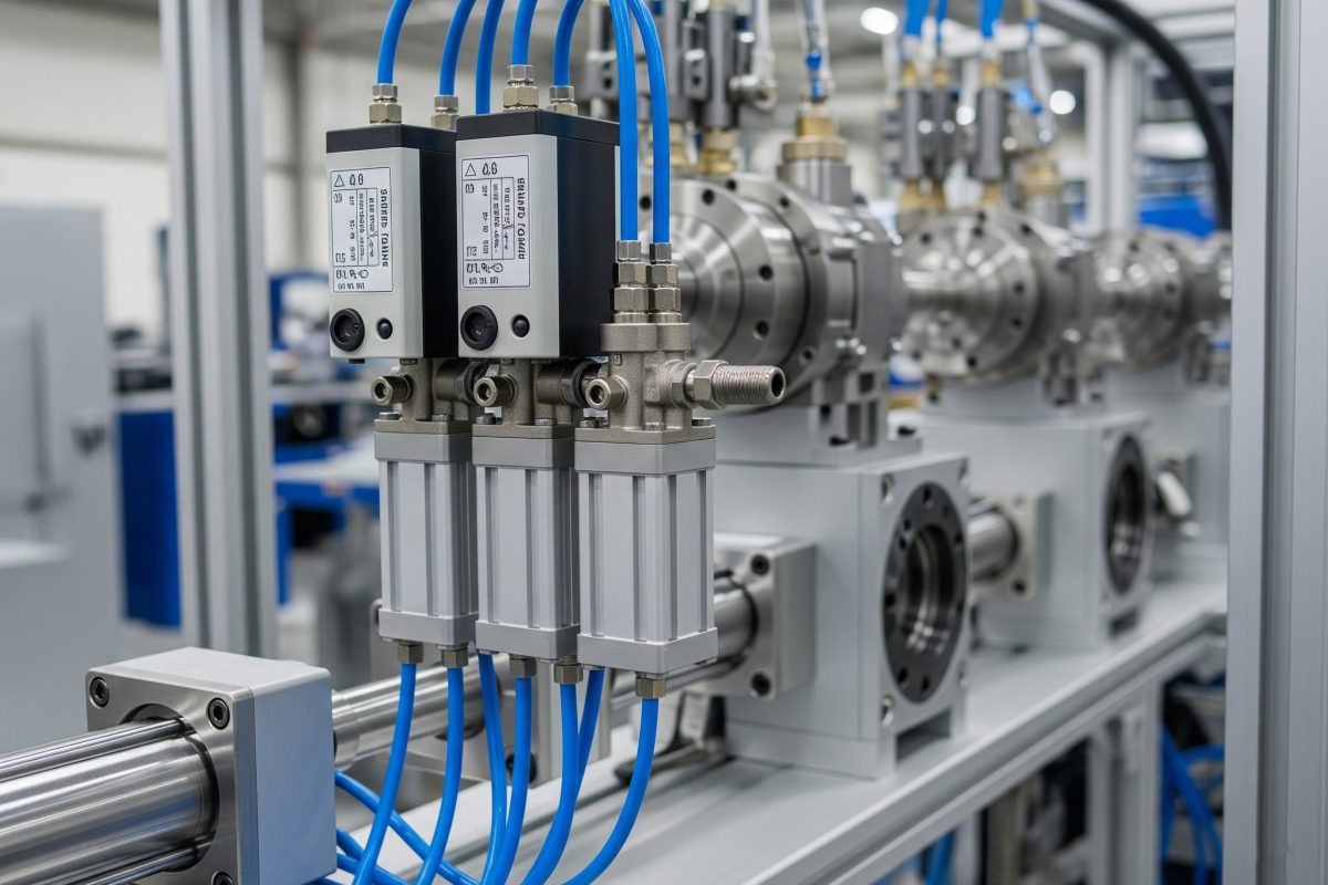 Ventili za kontrolu zraka koji usmjeravaju protok zraka za preciznu kontrolu kretanja, kao što su izduženje, uvlačenje ili rotacija, pneumatskih cilindara i rotacijskih aktuatora.