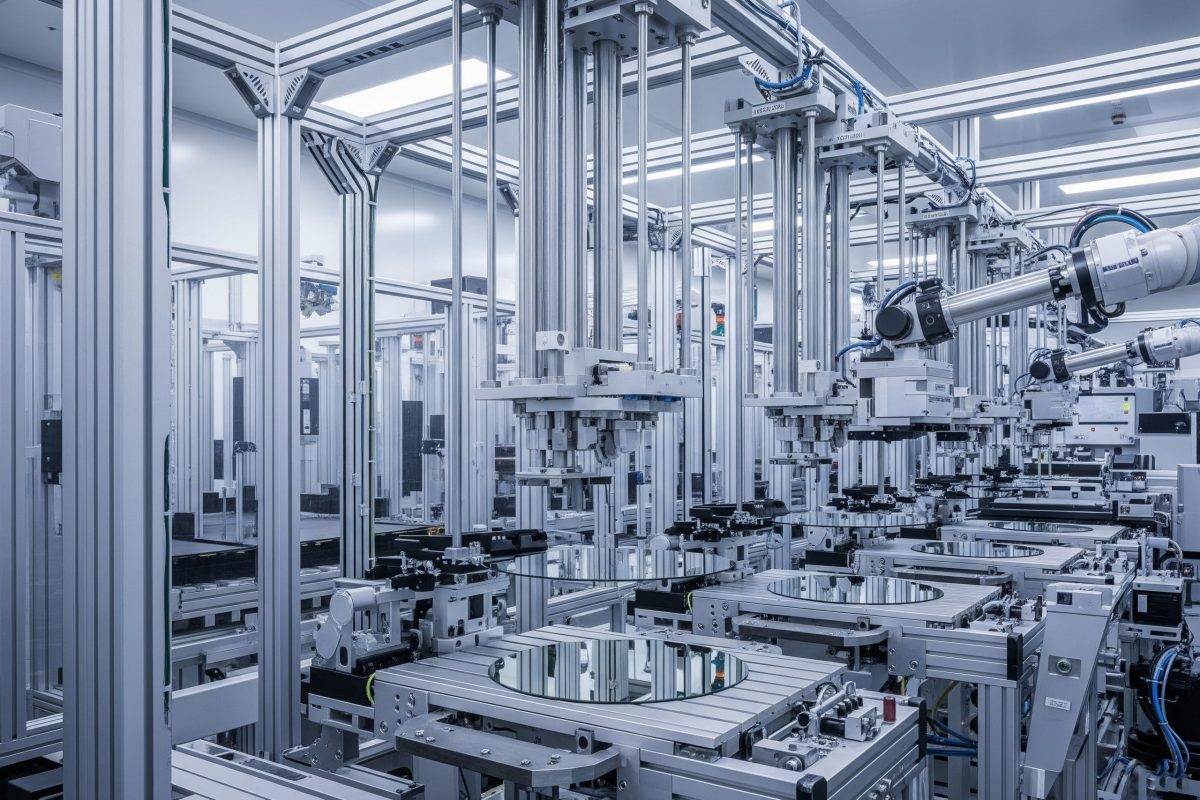 Tanki cilindri precizno prenose i pozicioniraju pločicu ili stakleni supstrat unutar opreme za proizvodnju poluvodiča ili LCD-a u čistoj sobi visoke čistoće.