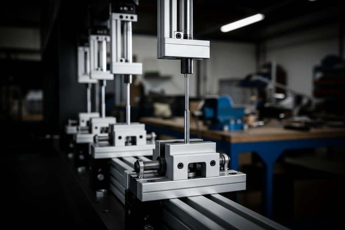 Tanki cilindri integrisani u kompaktne nosače, koji pokreću mehanizme stezanja ograničenih prostorom za brzo stezanje i otpuštanje obradaka.